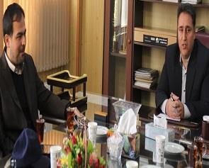 دیدار هیئت ریسه سازمان با شهردار و اعضای شورای شهر خرمدره