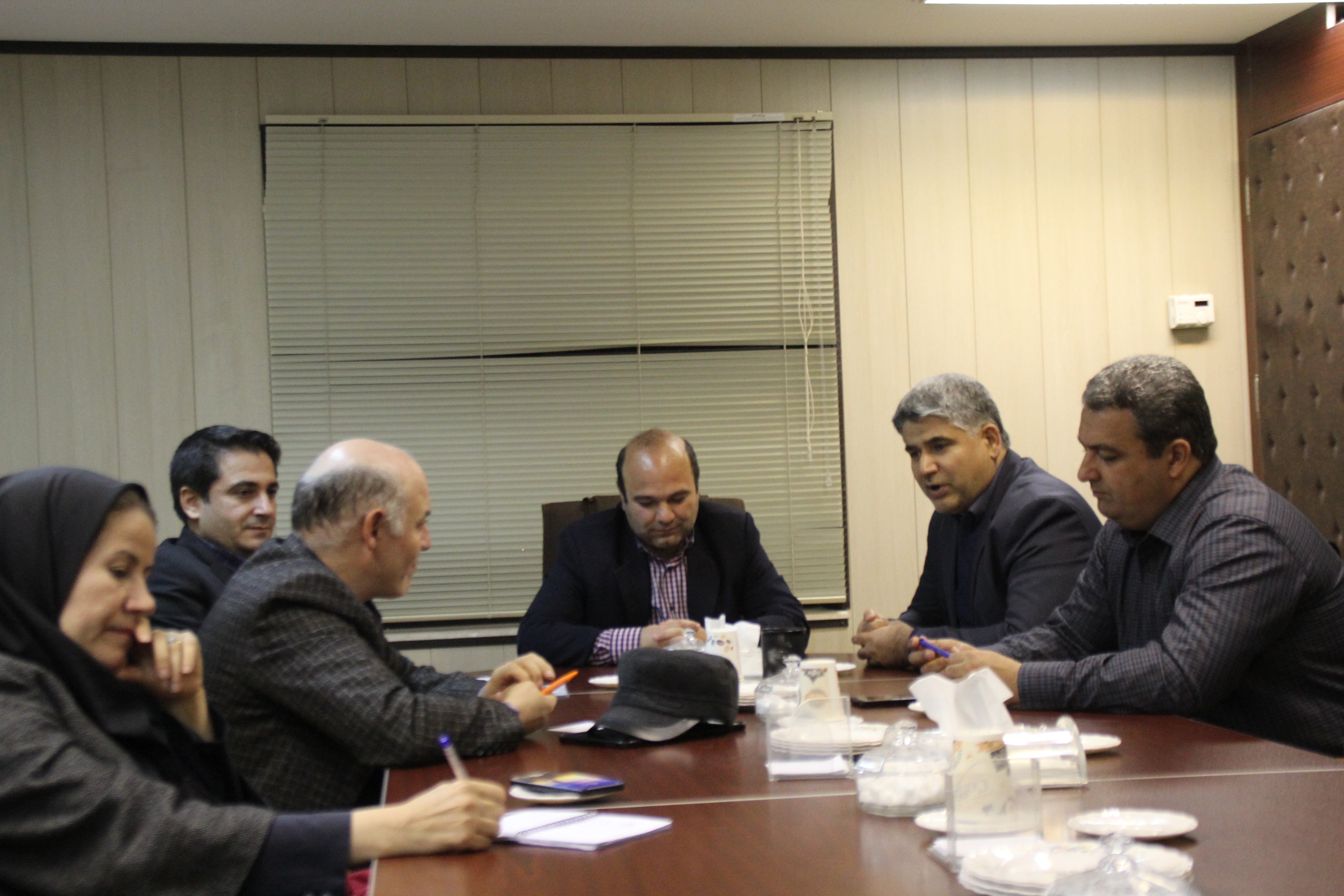 دیدار ریاست و اعضای هیات مدیره سازمان با آقای دکتر سلطانی معاون هماهنگی امور عمرانی استاندار زنجان