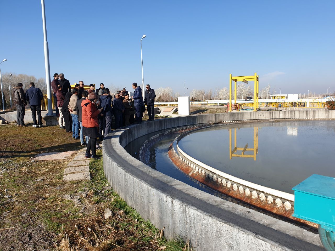 گزارش بازدید علمی اعضای سازمان نظام مهندسی ساختمان استان زنجان از تصفیه خانه های آب و فاضلاب شهرستان زنجان