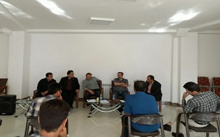 جلسه اعضای کمیته شهرستان‌ها و مدیریت امور اداری و شهرستان‌های سازمان با اعضای سازمان در شهرستان خدابنده