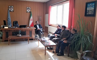 دیدار ریاست و اعضای هیات مدیره سازمان با دادستان محترم زنجان