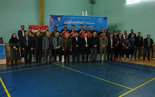 آیین اختتامیه مسابقات سراسری بدمینتون نظام مهندسی‌های کشور
