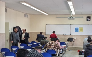 بازدید ریاست سازمان از محل برگزاری آزمون‌های ورود به حرفه مهندسان