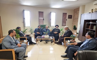 دیدار صمیمی امام جمعه قیدار با رئیس سازمان نظام مهندسی استان؛ گامی نو در مسیر مهندسی خیرخواهانه