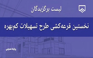 لیست برگزیدگان نخستین قرعه‌کشی طرح تسهیلات کم‌بهره سازمان نظام مهندسی ساختمان زنجان