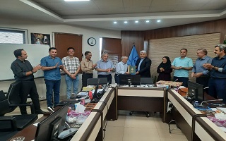 تجلیل از پیشکسوت جامعه مهندسی استان در جلسه هیئت‌مدیره سازمان