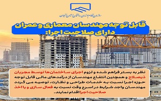 پیشنهاد فعال سازی و یا اخذ صلاحیت اجرا (سازندگان حقیقی یا حقوقی)