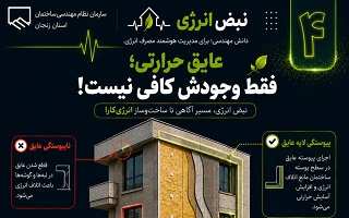 عایق حرارتی؛ فقط وجودش کافی نیست!