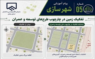 تفکیک زمین در چارچوب طرح‌های توسعه و عمران